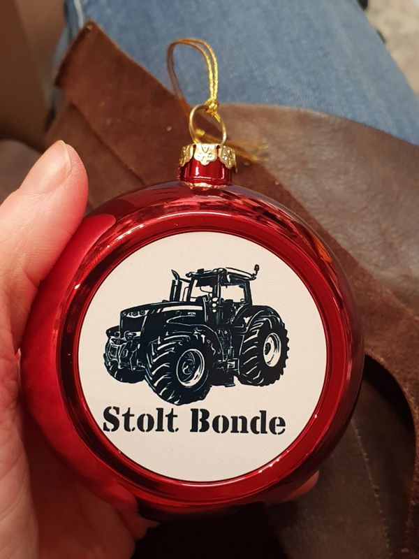 Julekule traktor