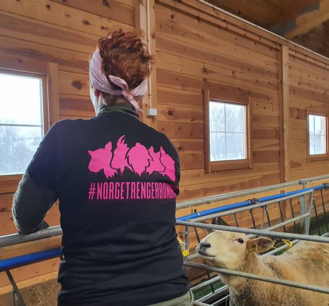 T-skjorte: #norgetrengerbonden 